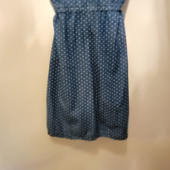 Old Navy Summer Mini Dress, Casual, Size XS, Color:Jeans Blue/ White dots. - Picture 6 of 6